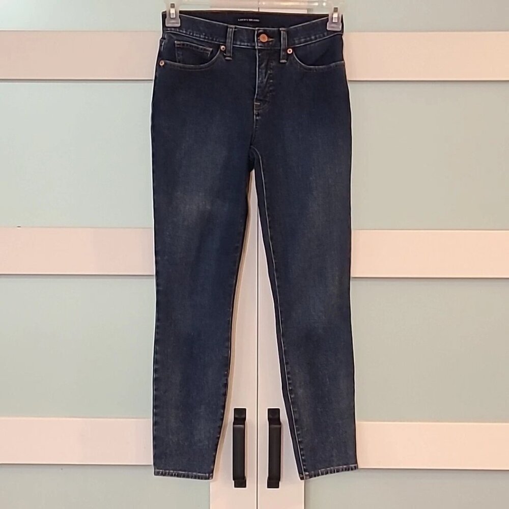 Lucky Brand Women's Blue Slim Fit Medium Wash Jeans
